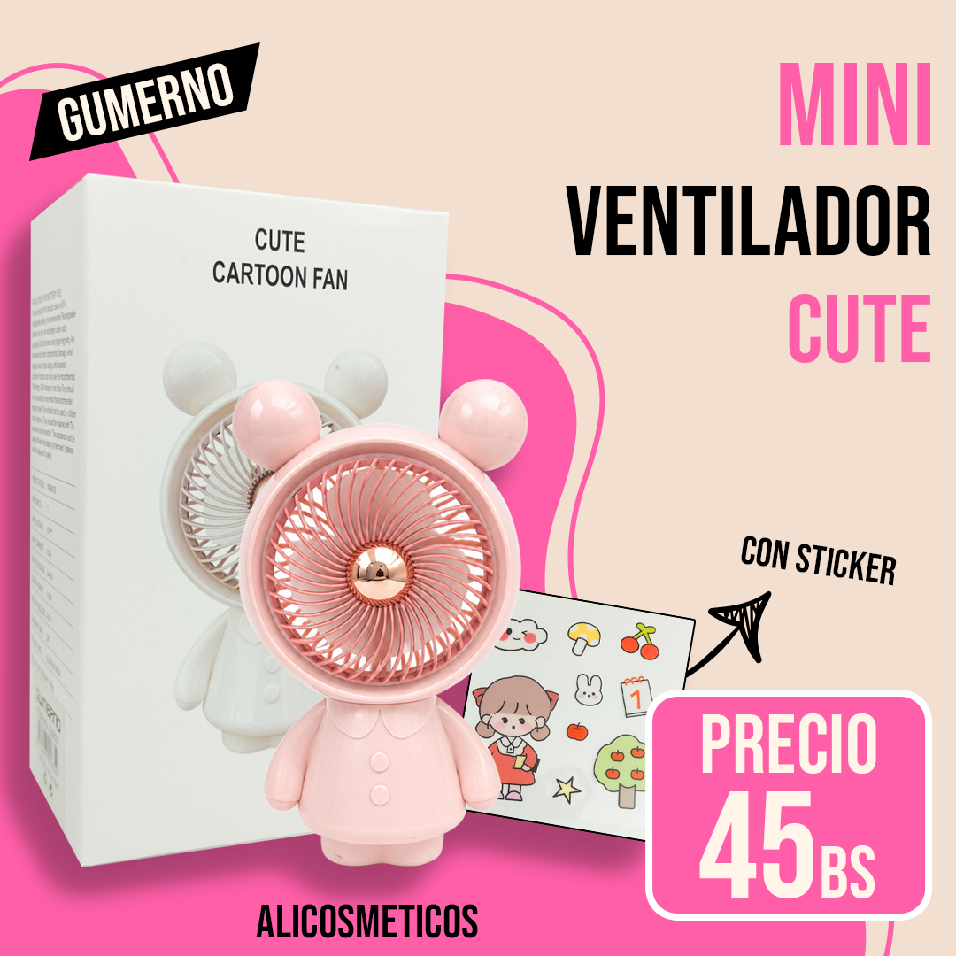Mini Ventilador Cute Gumerno