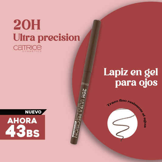 Lapiz en Gel para Ojos 20H Ultra Precision Catrice