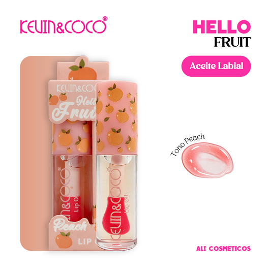 Aceite Labial Hello Fruit Kevin y Coco