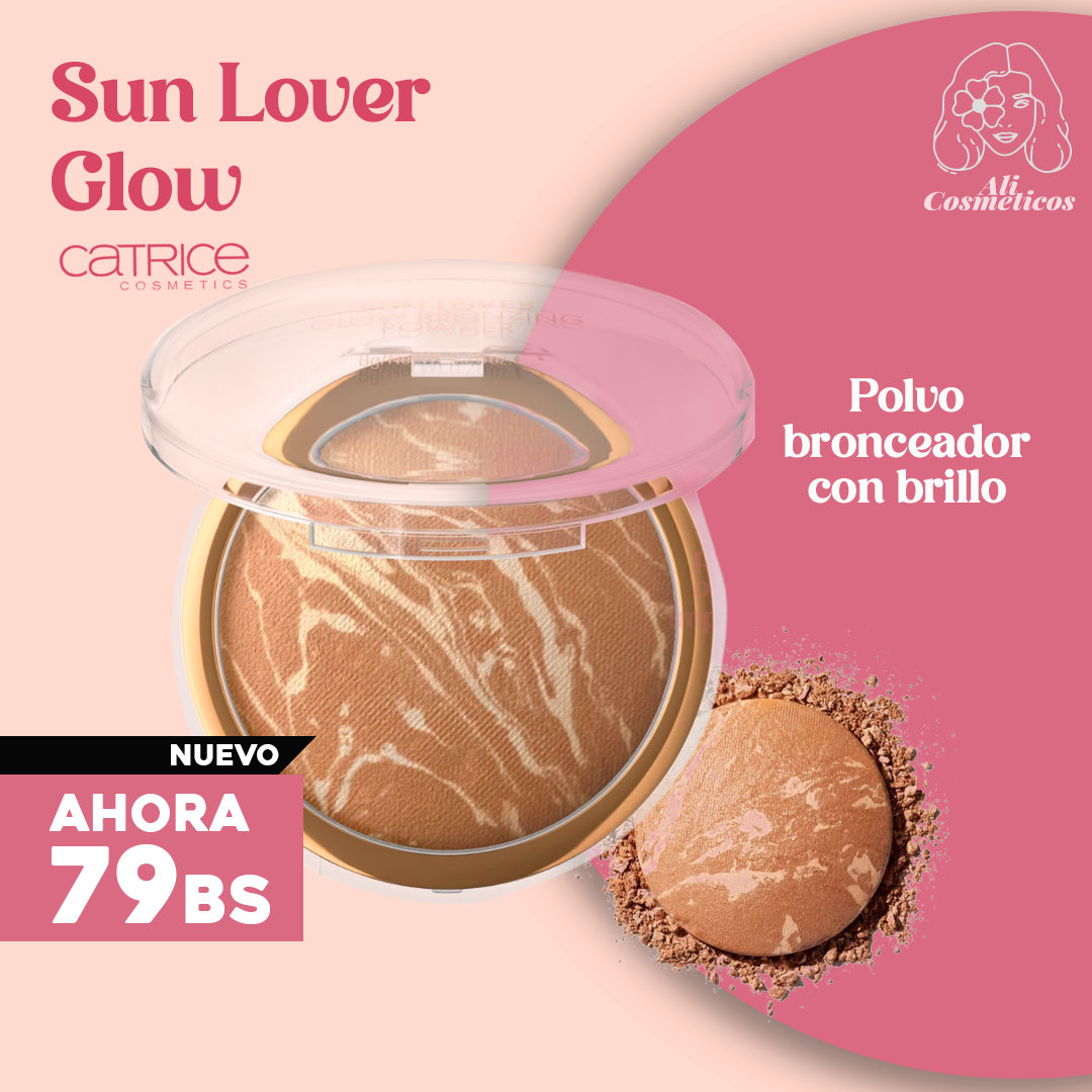 Polvo Bronceador con Brillo Sun Lover Glow Catrice