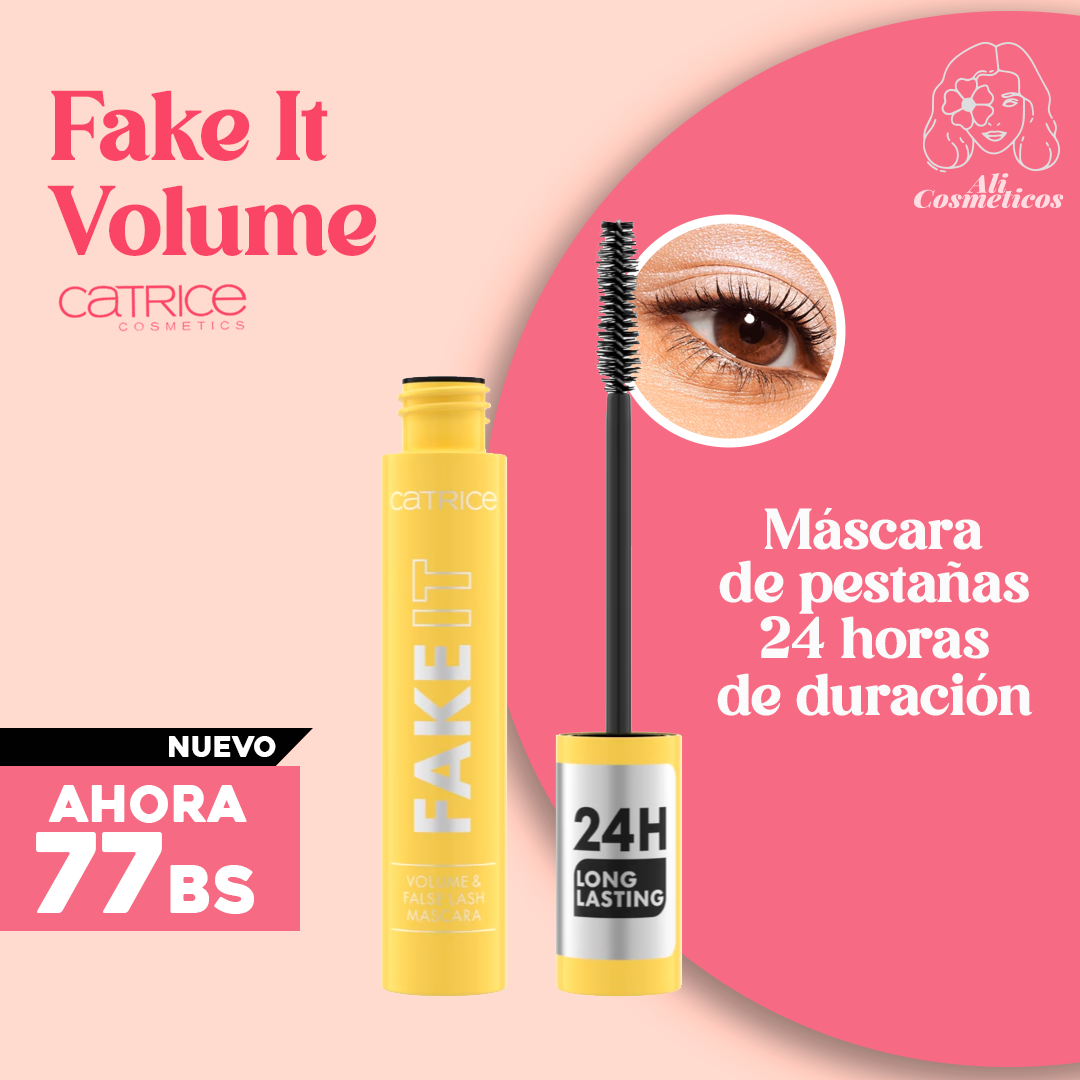 Mascara de Pestañas 24H Fake it Volume Catrice