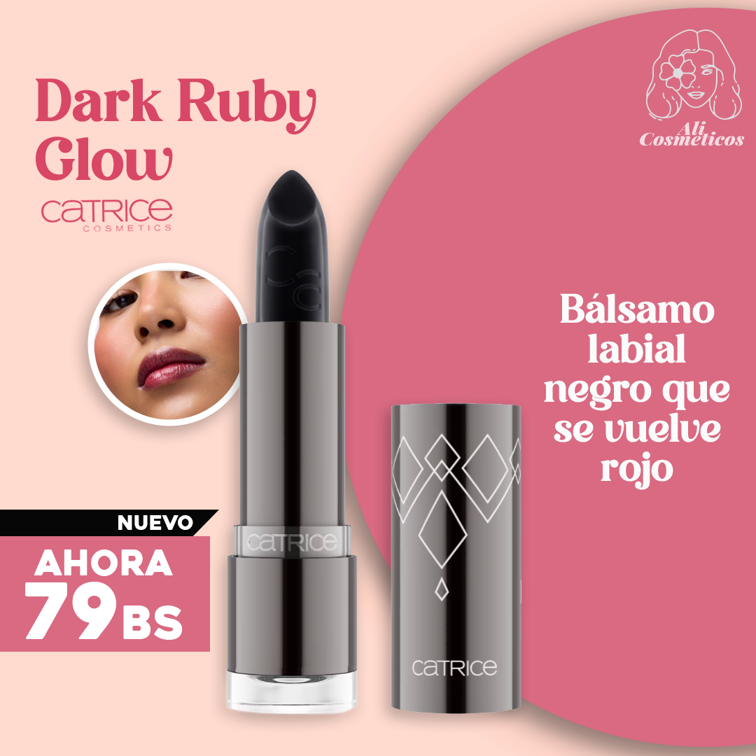 Bálsamo Labial Dual Color Dark Ruby Glow Catrice