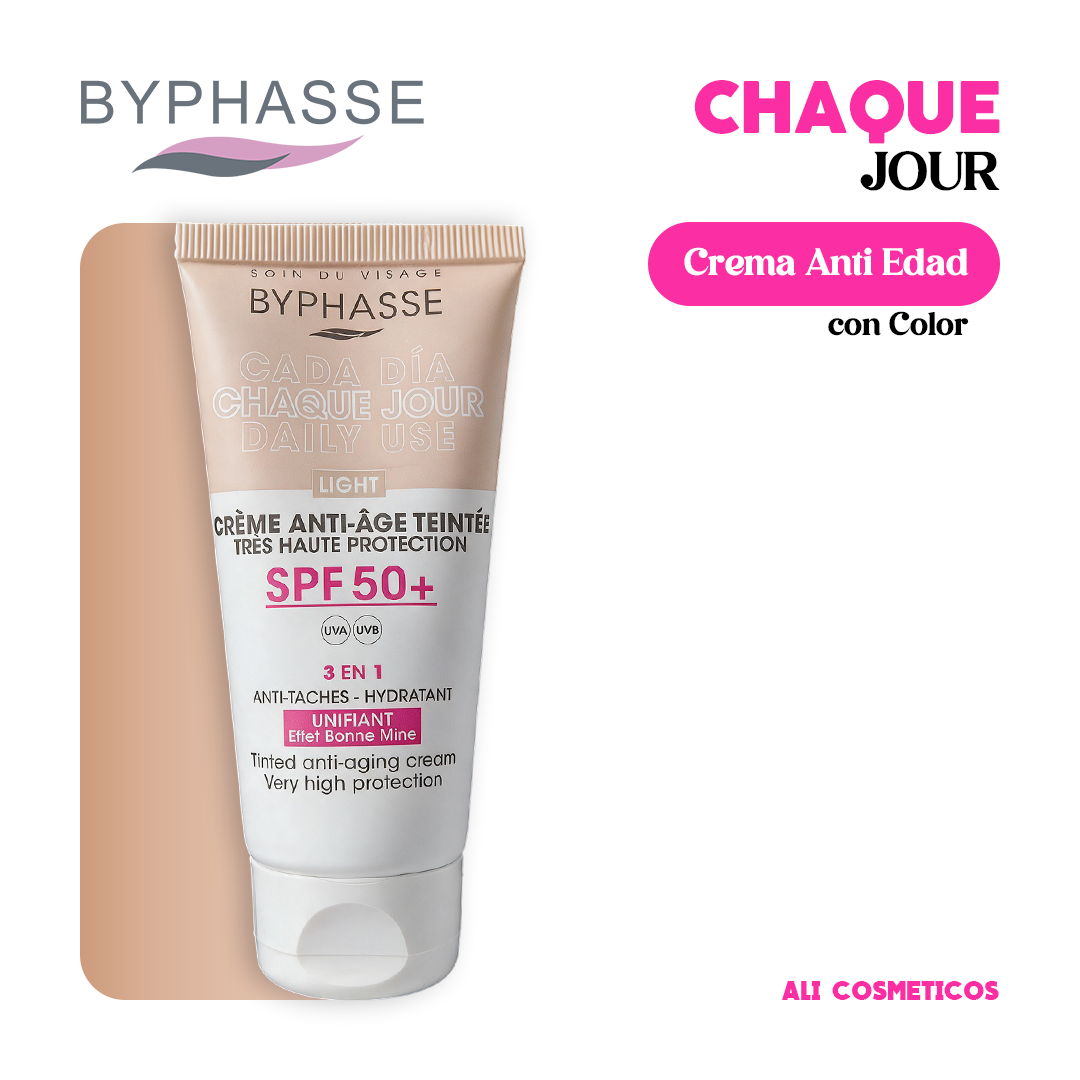 Crema Anti Edad con Color Byphasse