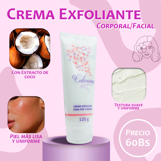 Crema Exfoliante Colorina