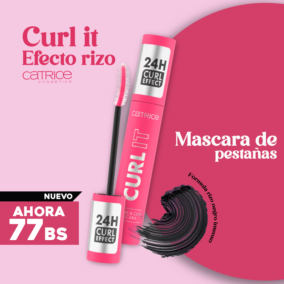 Mascara para Pestañas Curl it Efecto Rizo Catrice