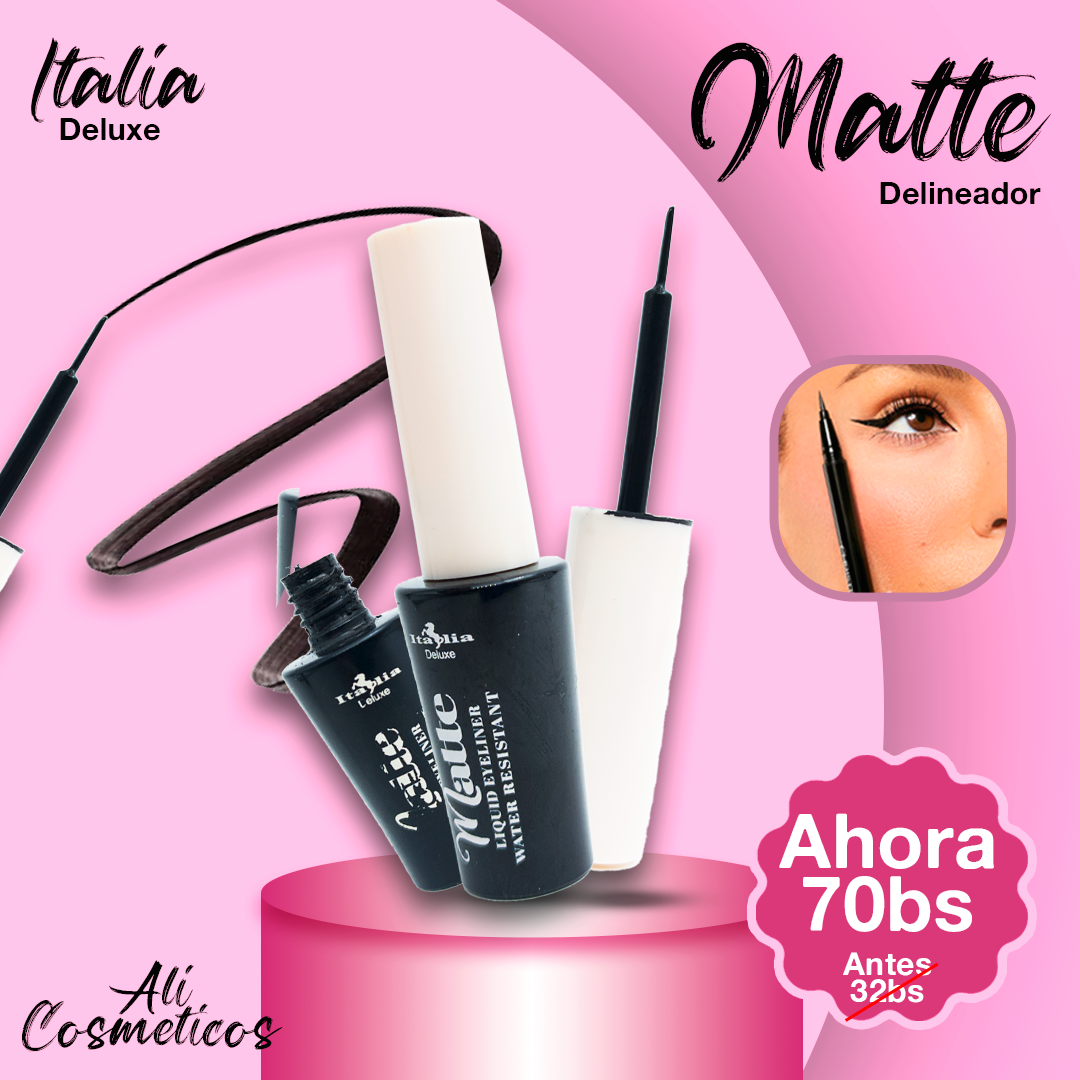Delineador Liquido Matte Italia Deluxe
