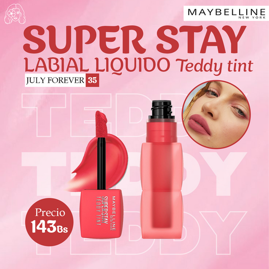 Labial Liquido Super Stay Teddy Tint Maybelline