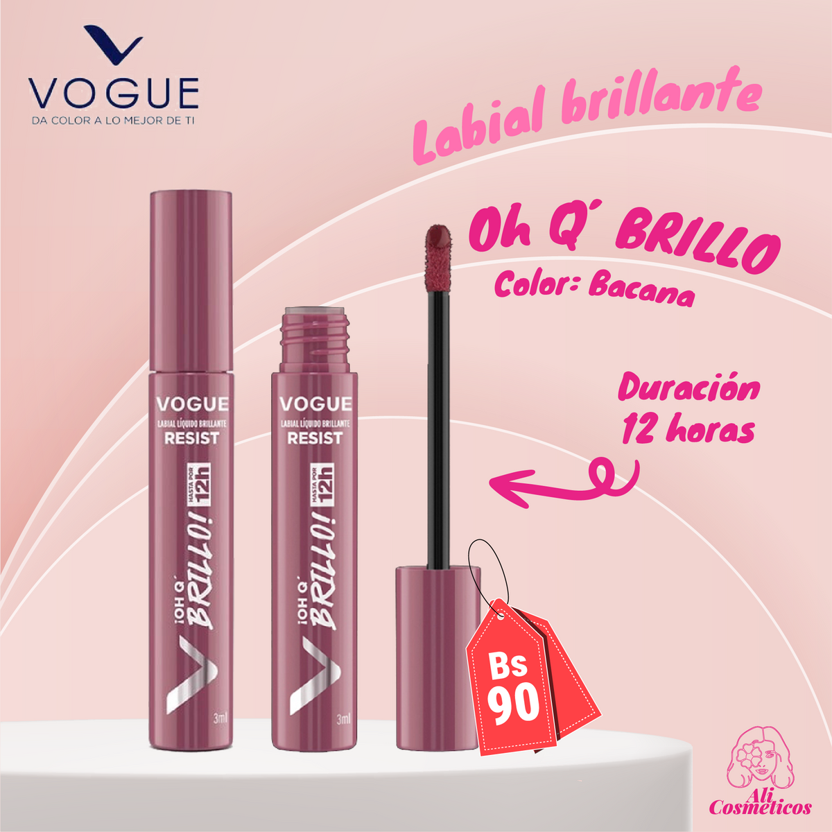Labial Brillante Oh Q´Brillo Vogue
