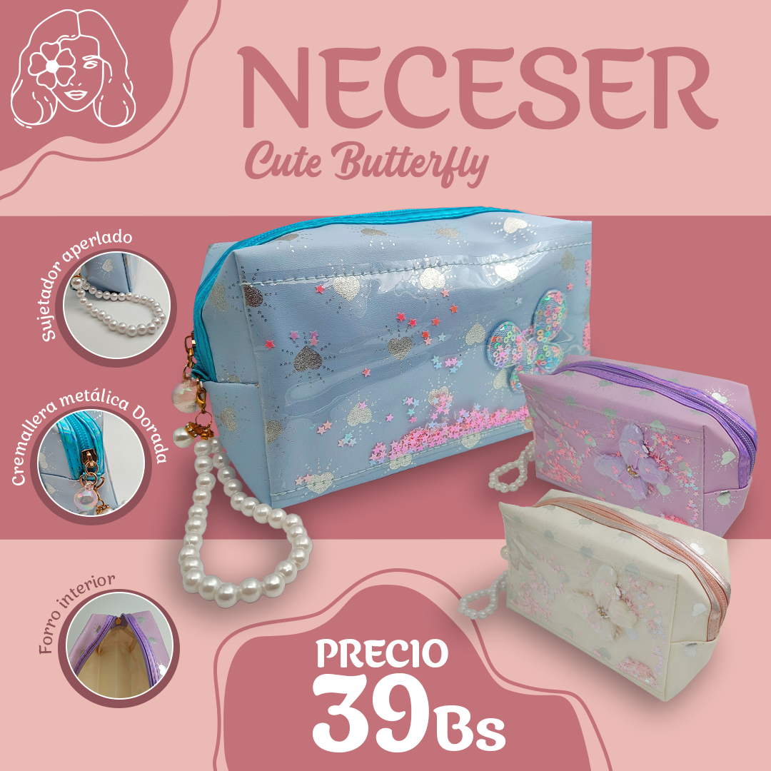 Neceser Cuty Butterfly