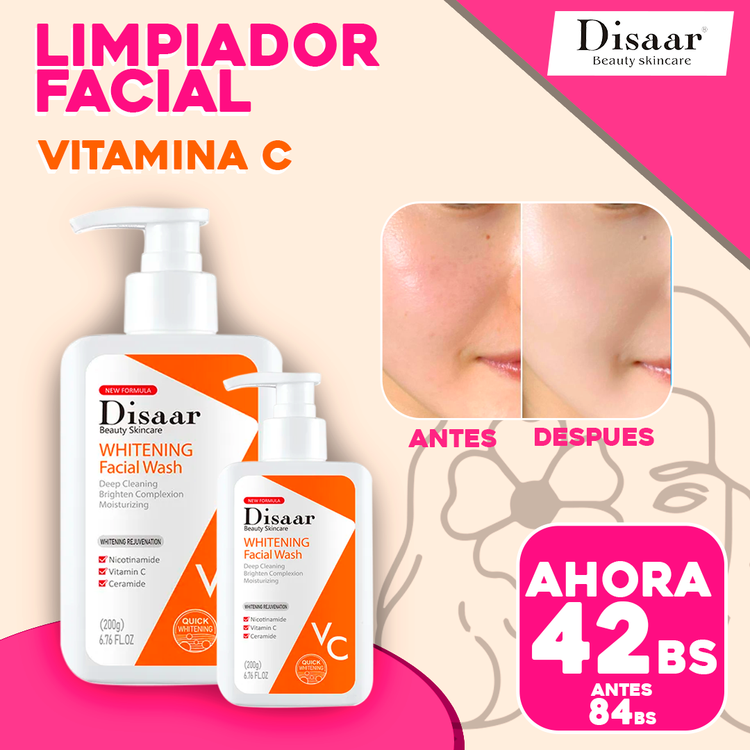 Limpiador Facial con Vitamina C Disaar