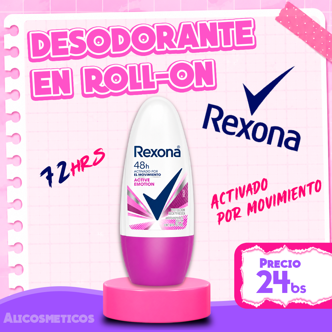 Desodorante en Roll-on Active Motion Rexona