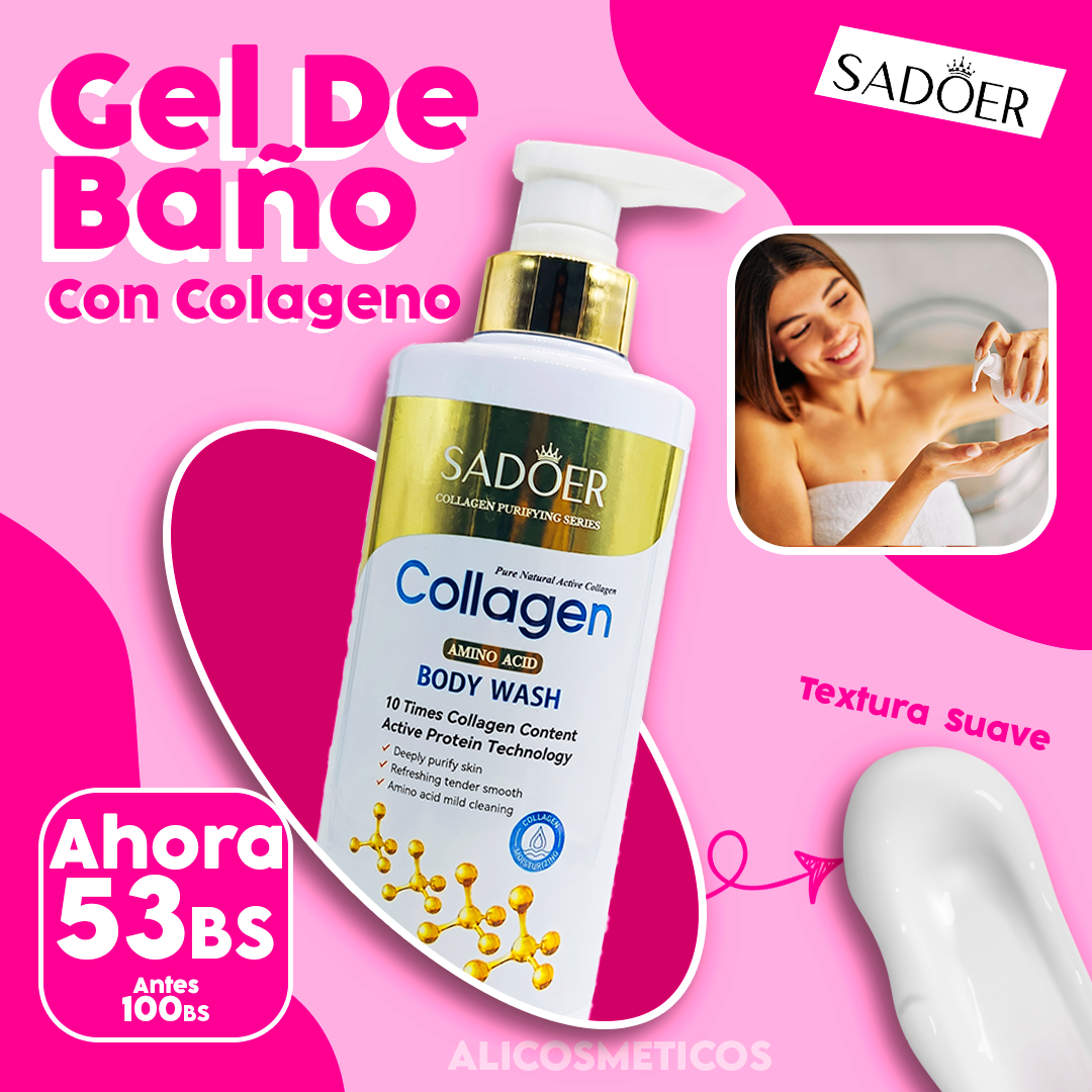 Gel de Baño con Colageno Sadoer