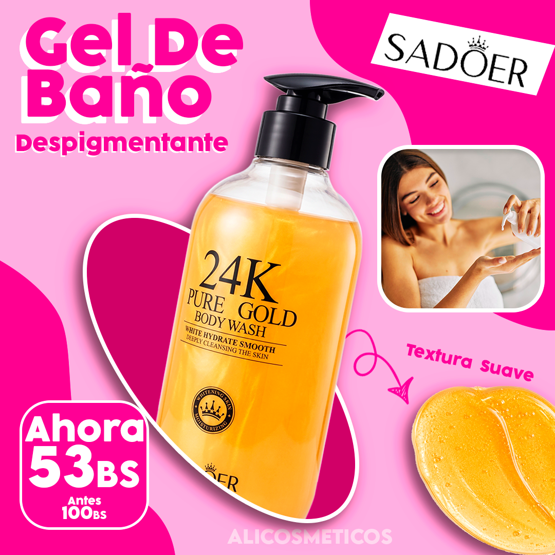 Gel de Baño Pure Gold Sadoer