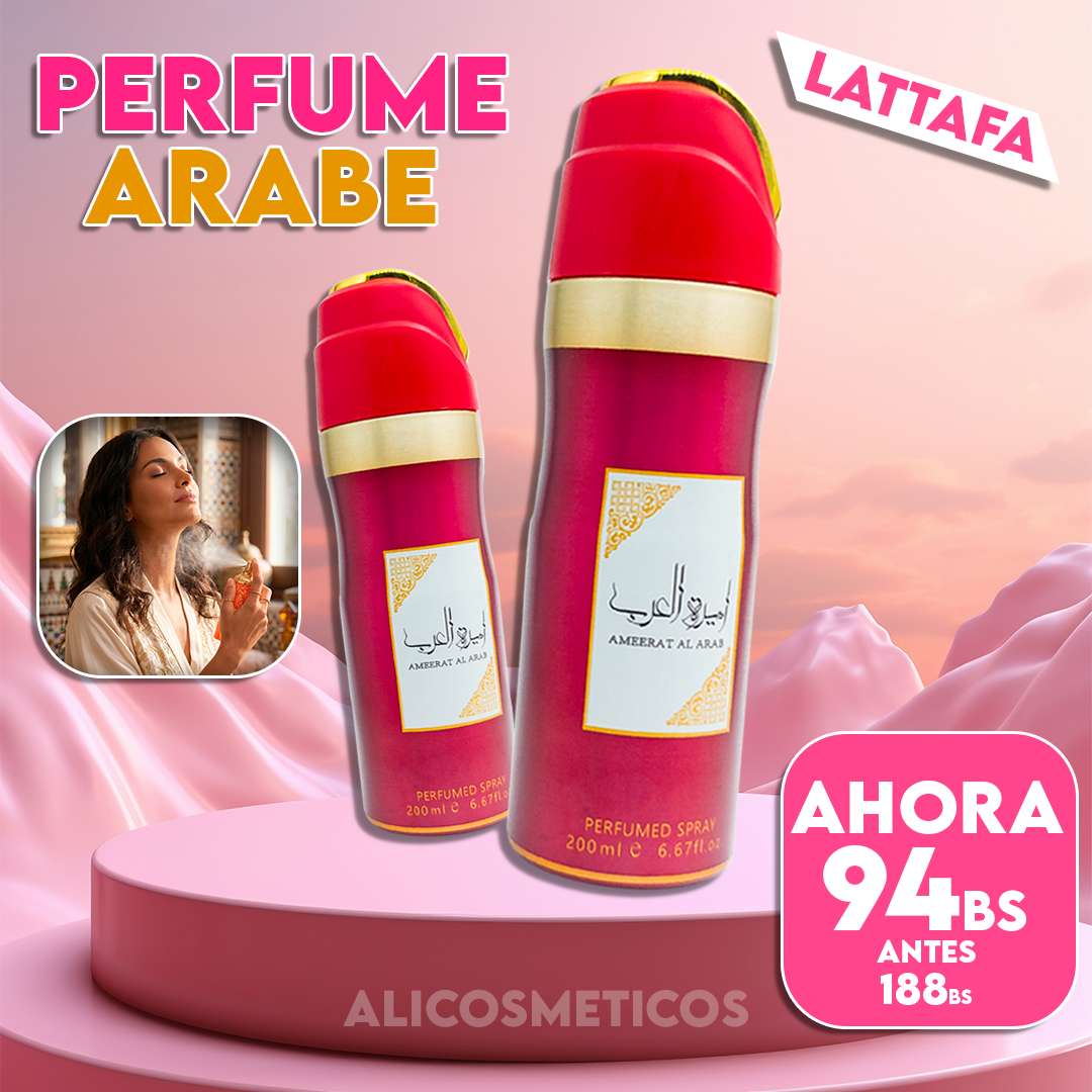 Perfume Femenino Arabe Ameerat al Arab Lattafa