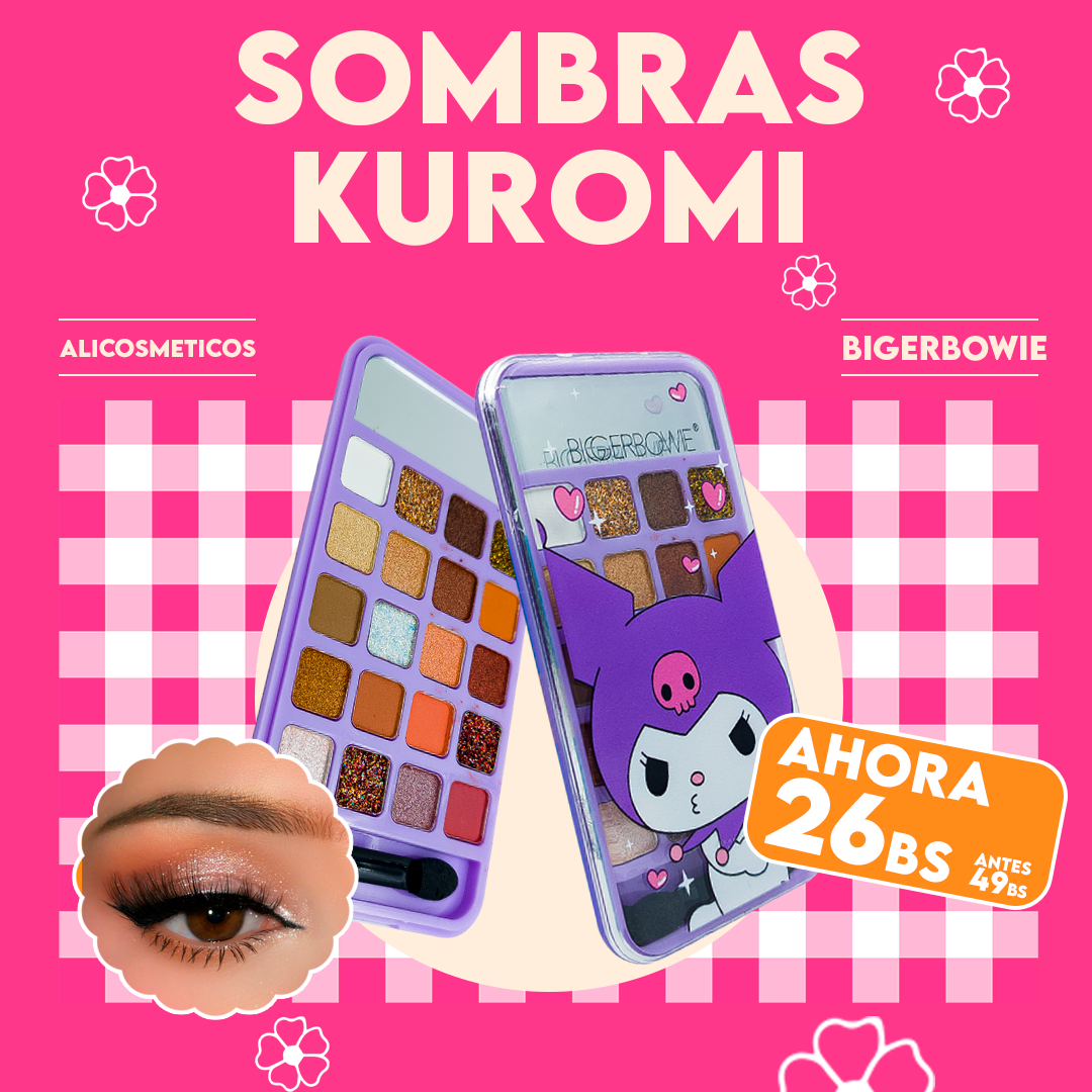 Paleta de Sombras para Ojos Kuromi Bigerbowie