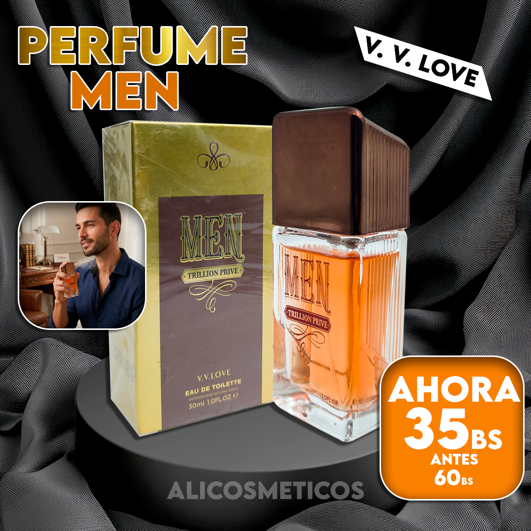 Perfume Masculino Trillion Prive V.V. Love