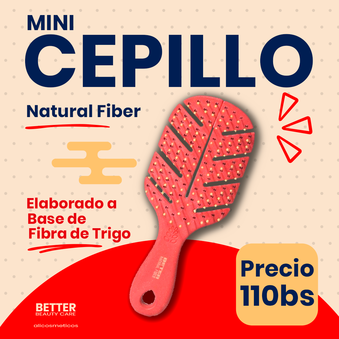 Mini Cepillo Natural fiber