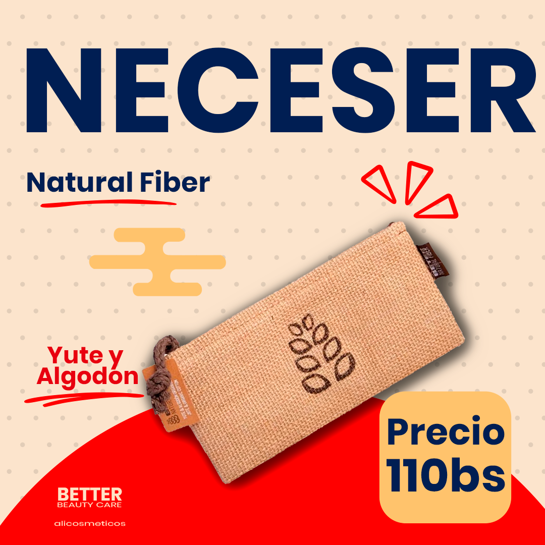 Neceser Natural Fiber Better Beauty Care