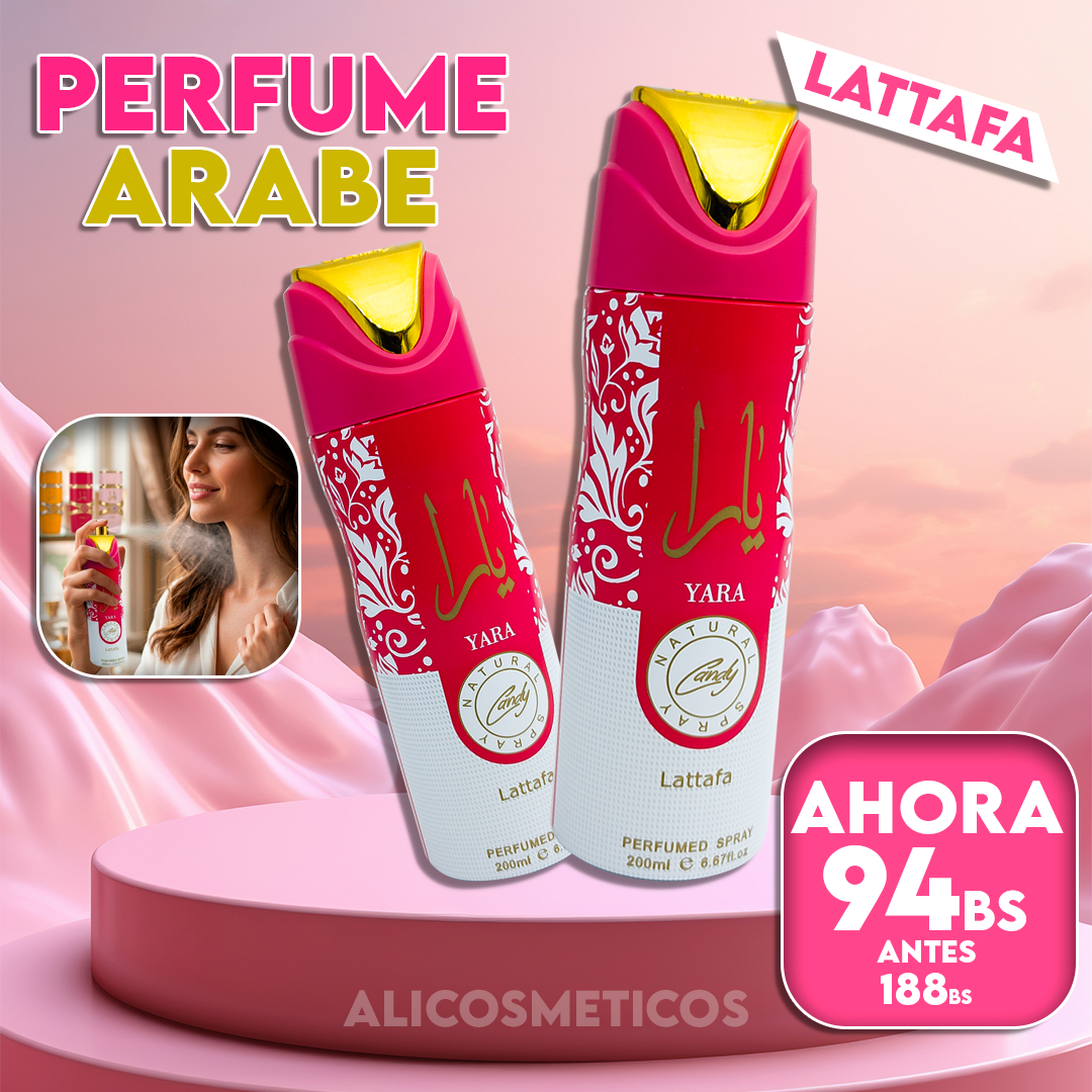 Perfume Femenino Arabe Yara Candy Lattafa