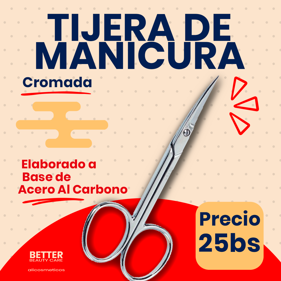 Tijera de Manicura cromada