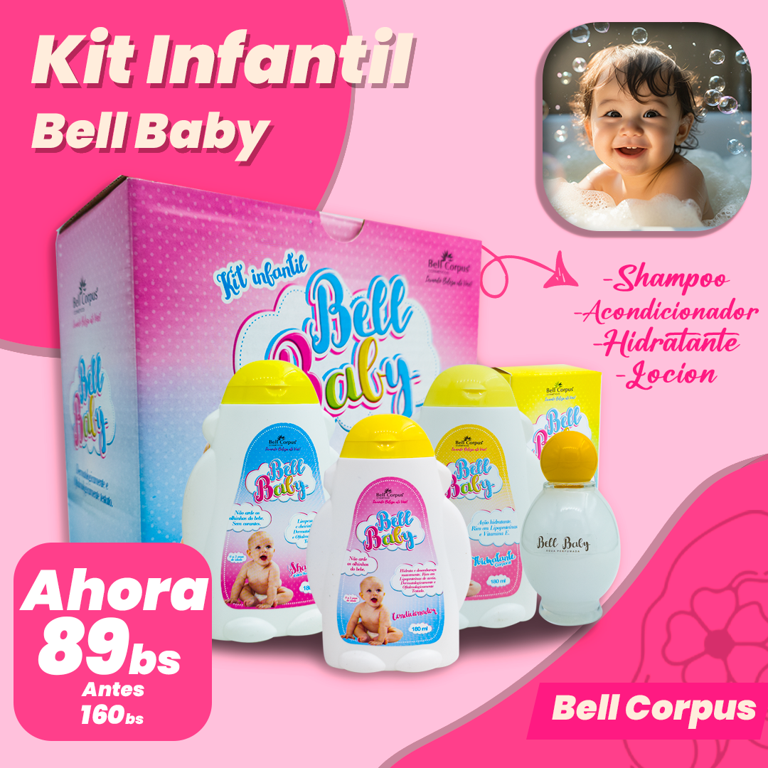 Kit Infantil Bell Baby 4 en 1 Bell Corpus