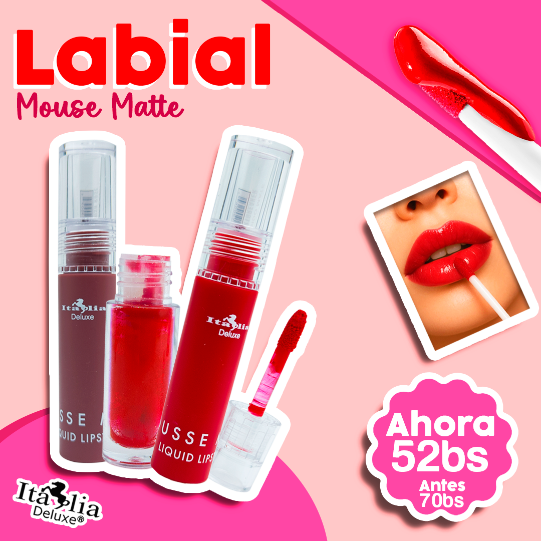 Brillo Labial Mouse Matte Italia Deluxe
