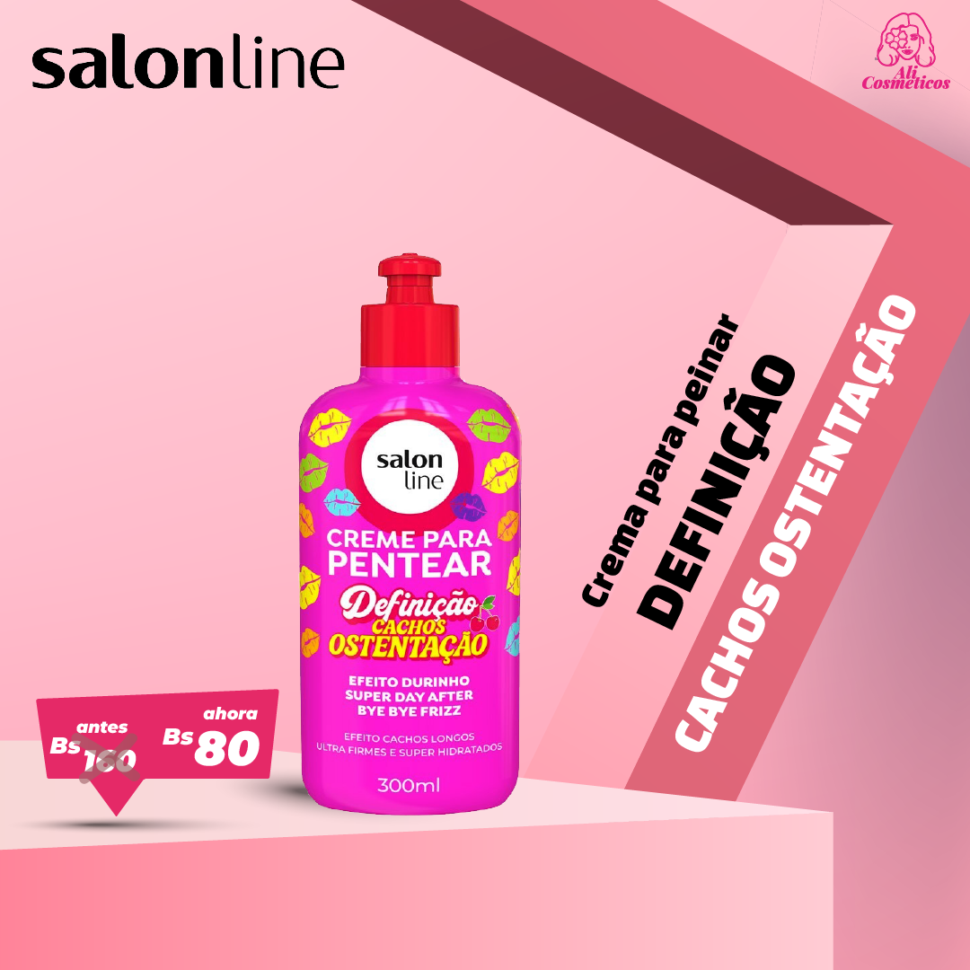 Crema para Peinar Definición Cachos Ostentosos Salonline
