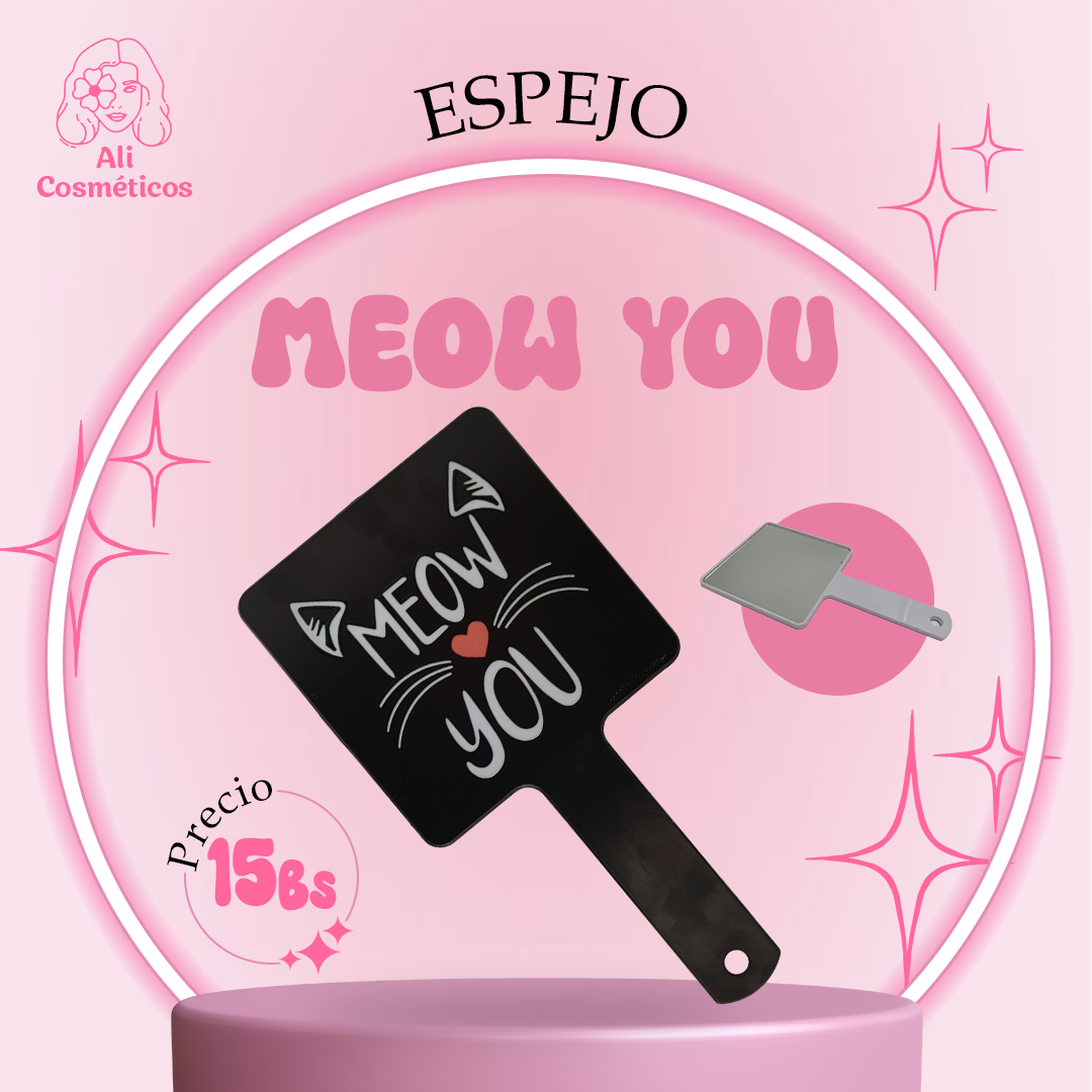 Espejo Meow you