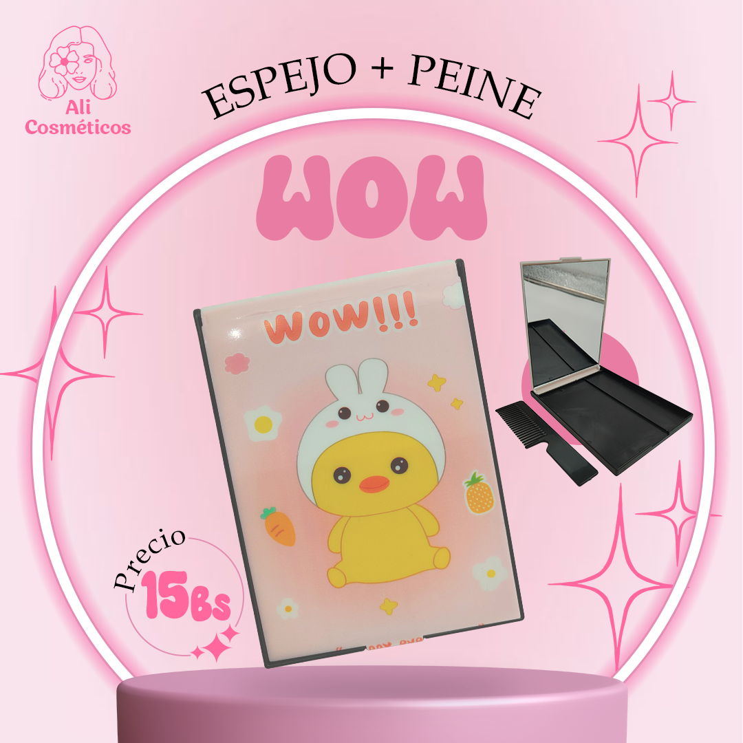 Espejo+peine Wow