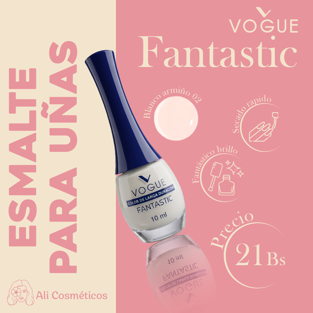 Esmalte para Uñas Fantastic Blanco Armiño Vogue