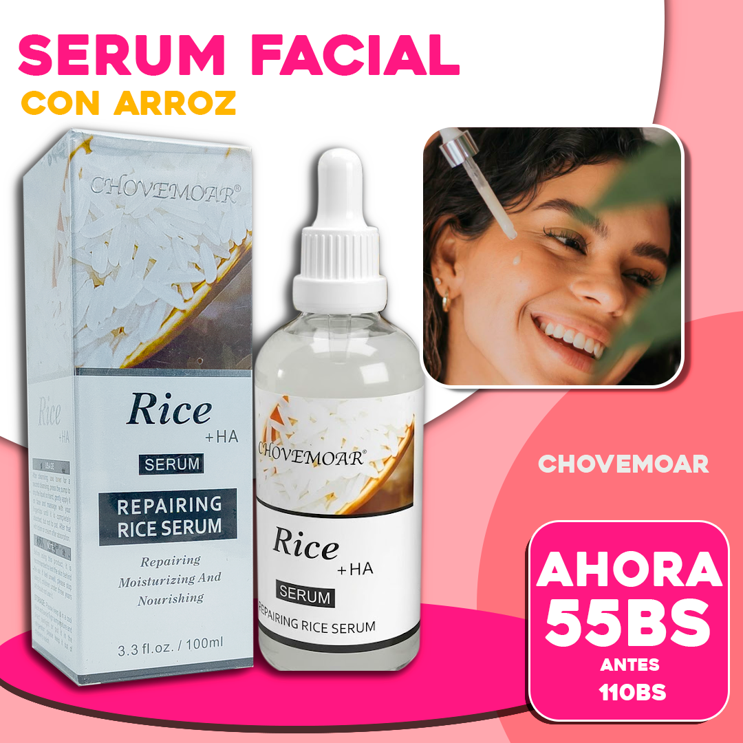 Serum Facial De Arroz Chovemoar
