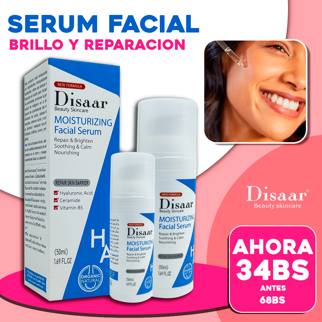 Serum facial Brillo y Reparación