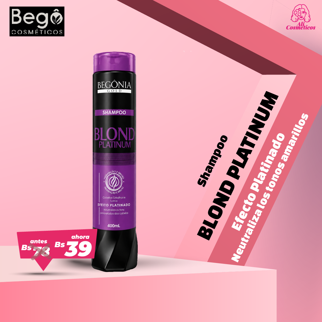 Shampoo Blond Platinum Bego Cosméticos