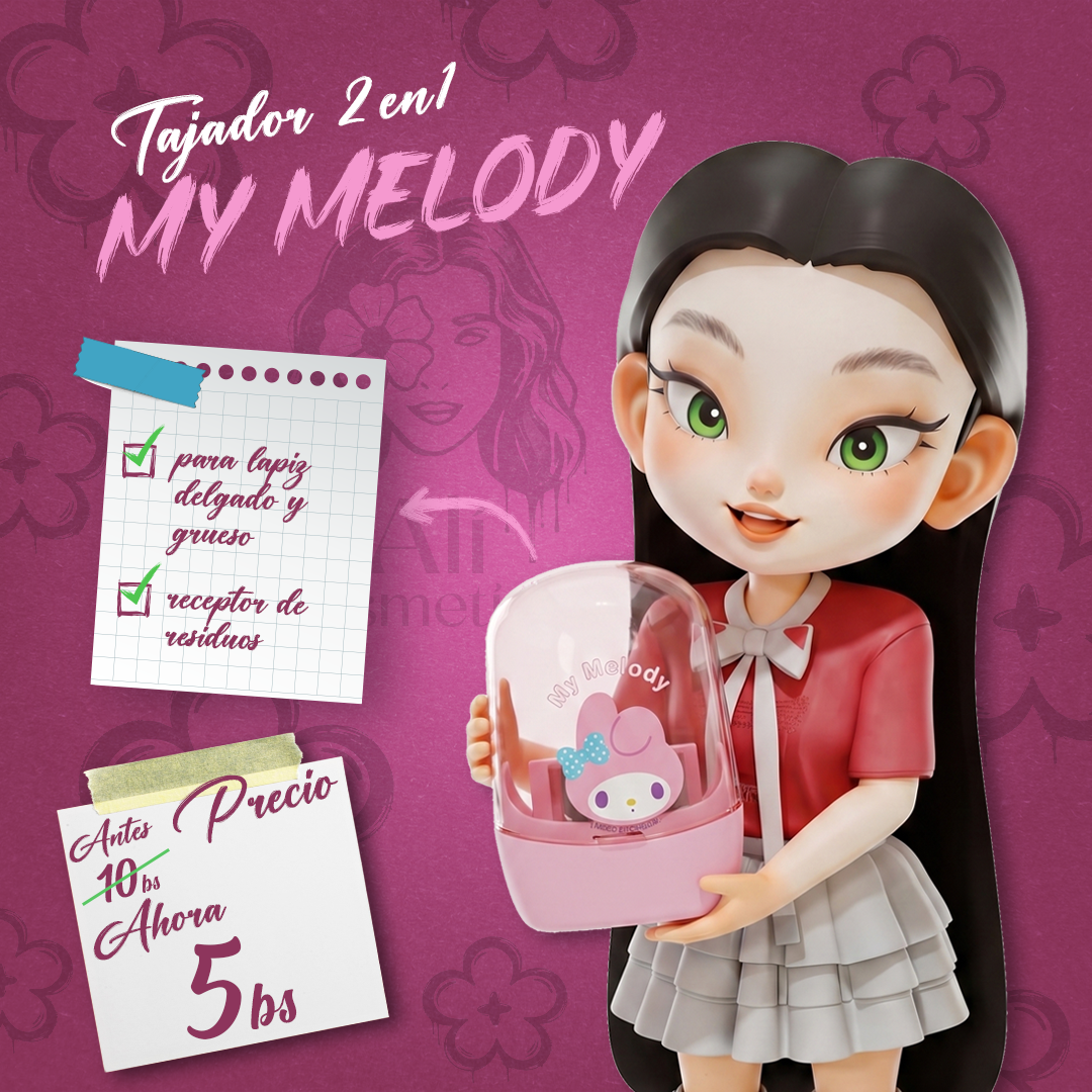 Tajador My Melody 2 en 1