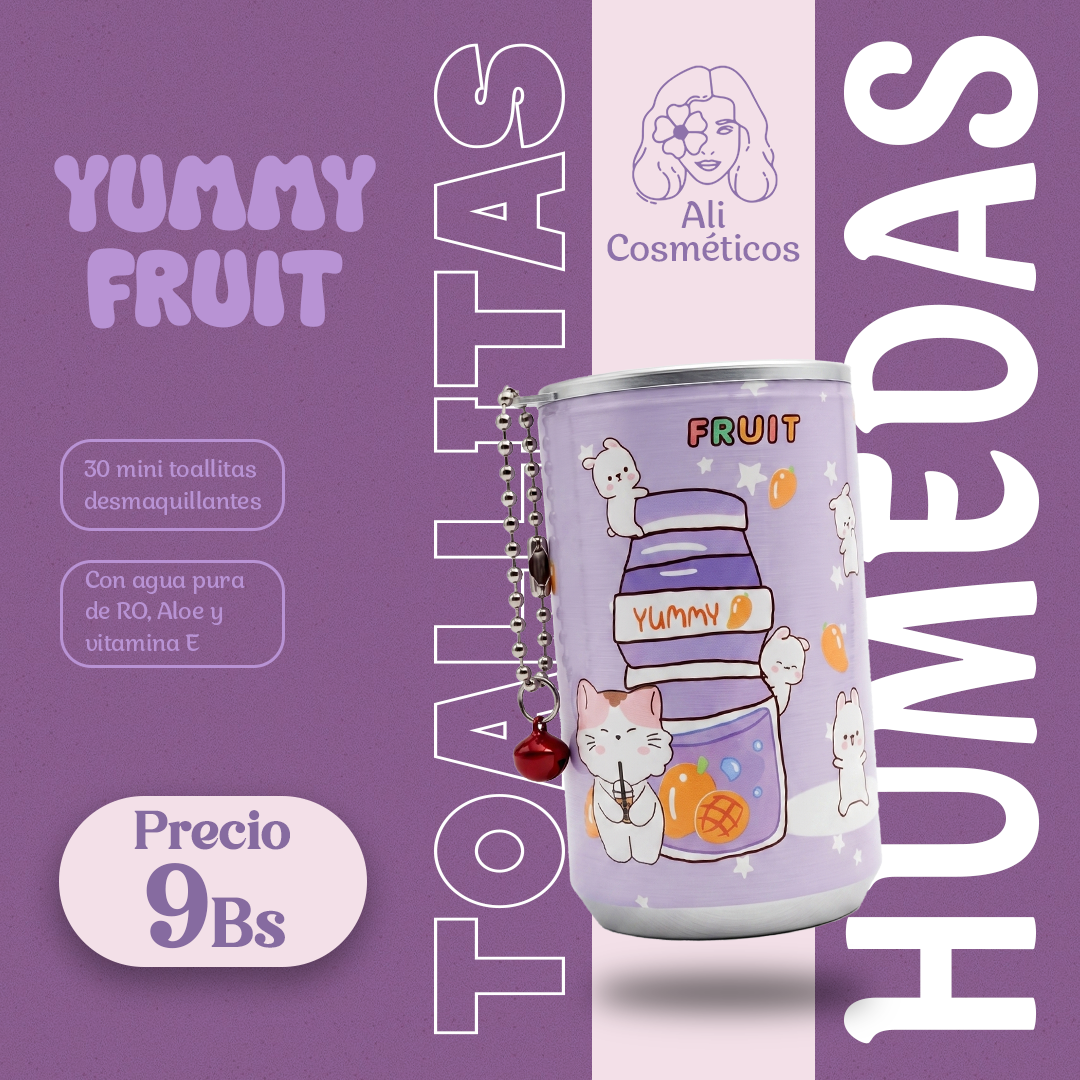Toallitas Húmedas Mini Lata Cute