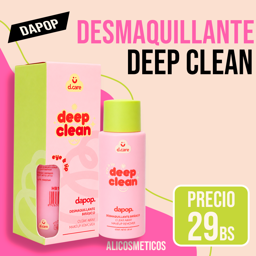 Desmaquillante Deep Clean Dapop