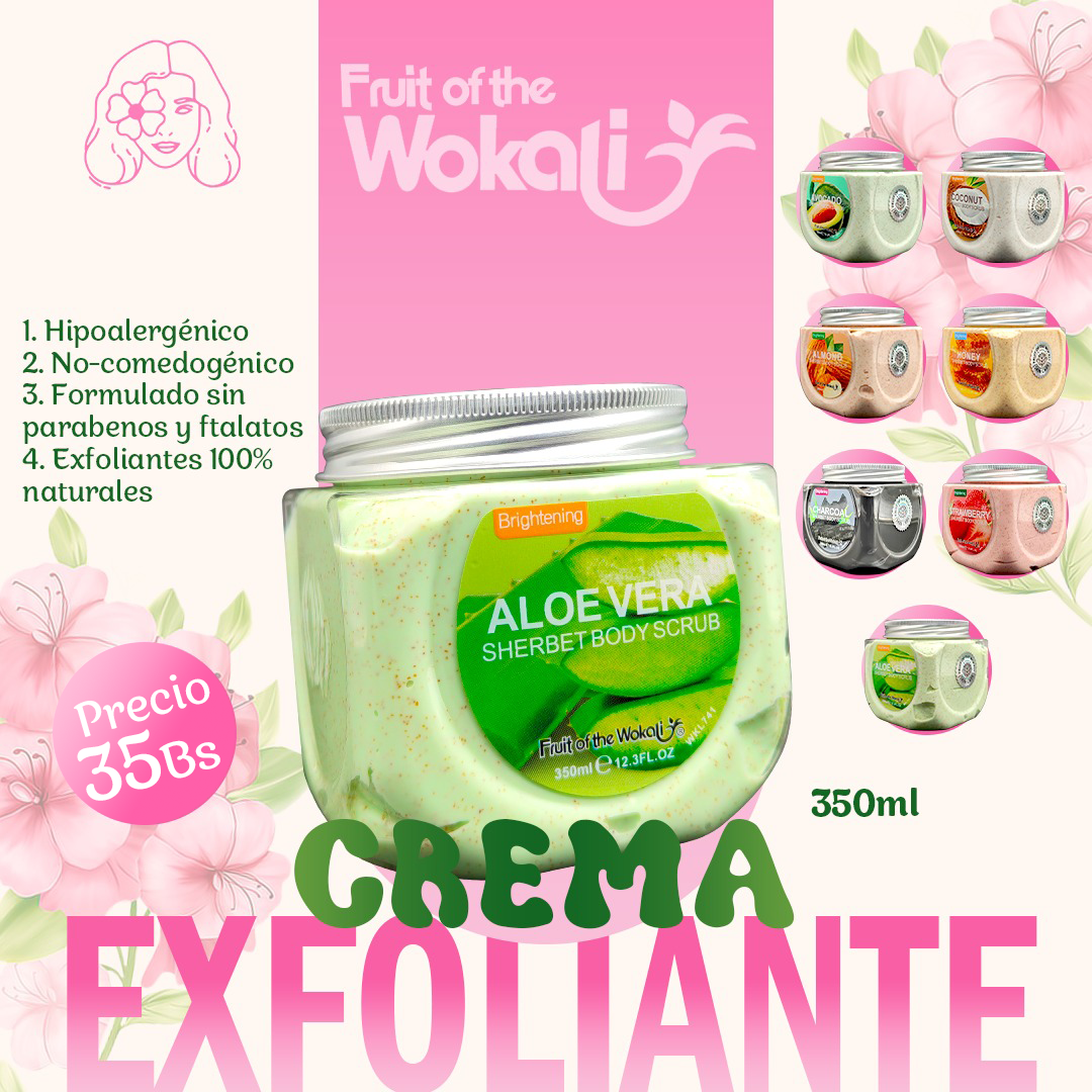 Crema Exfoliante Sherber Body Scrub 350ml