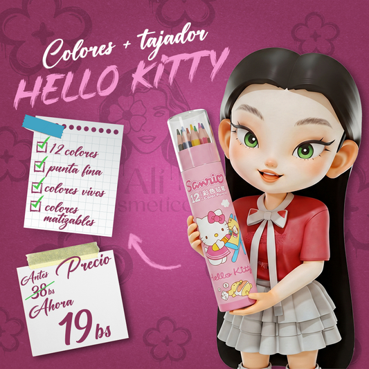 Colores + Tajador Sanrio