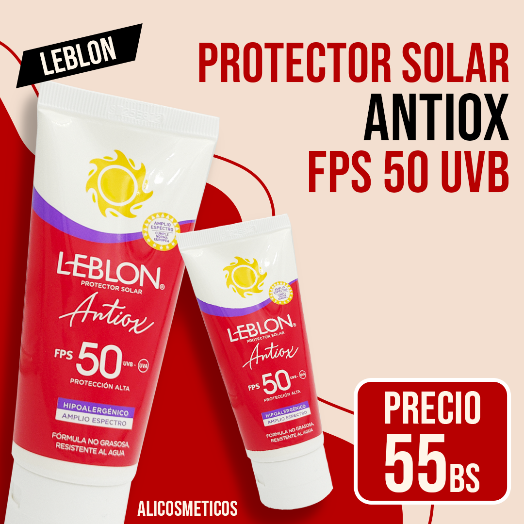 Protector Solar Antiox FPS 50 Leblon