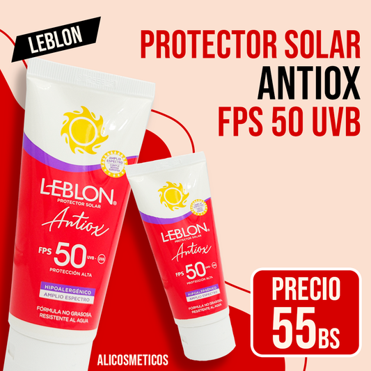 Protector Solar Antiox FPS 50 Leblon