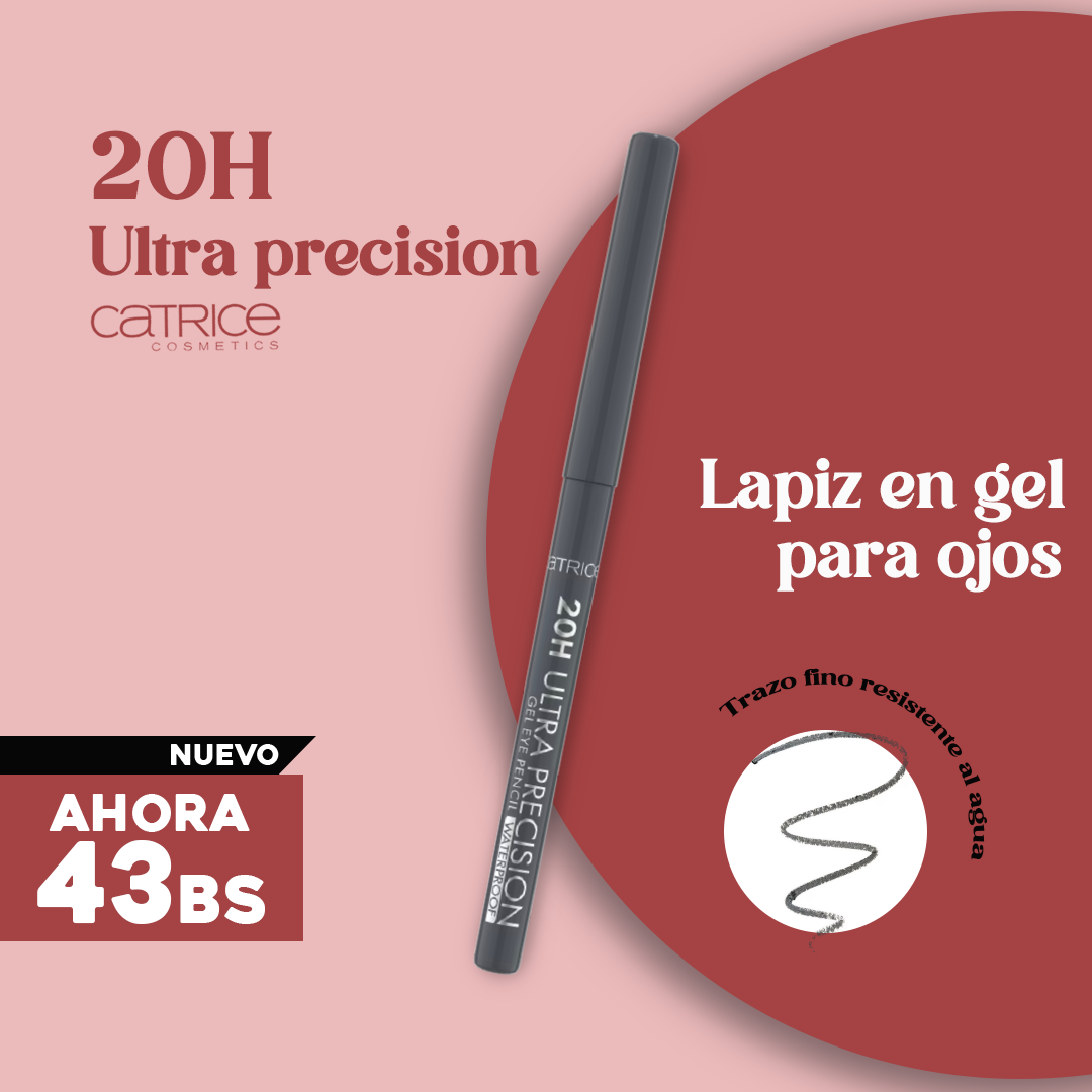 Lapiz en Gel para Ojos 20H Ultra Precision Catrice