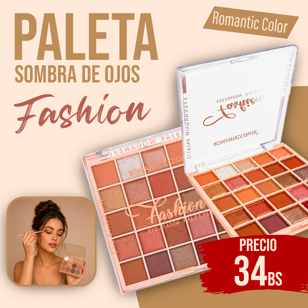 Paleta de Sombras para Ojos Fashion Romantic Color