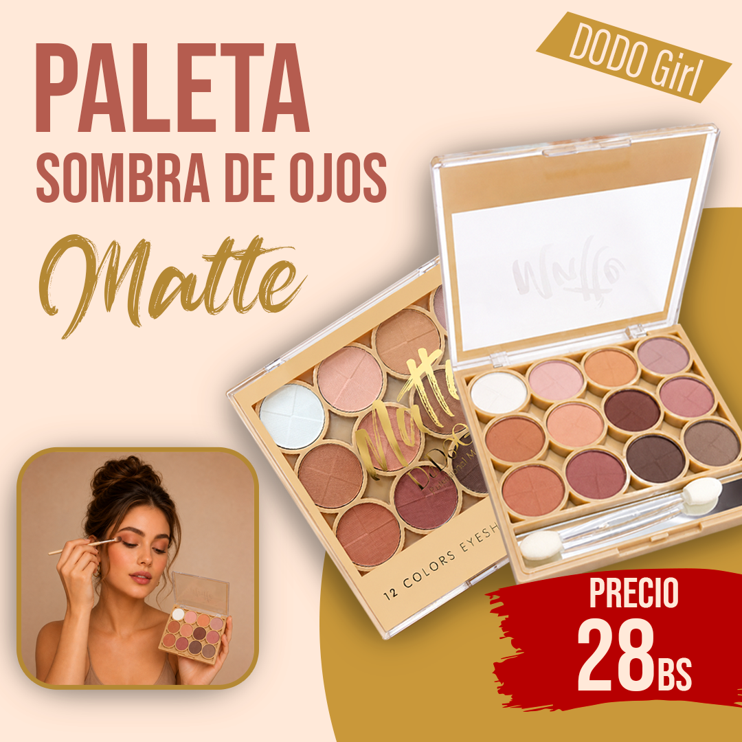 Paleta de Sombras para Ojos Matte Dodo Girl