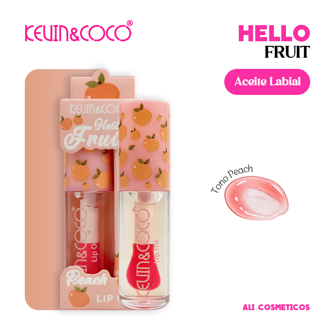 Aceite Labial Hello Fruit Kevin y Coco