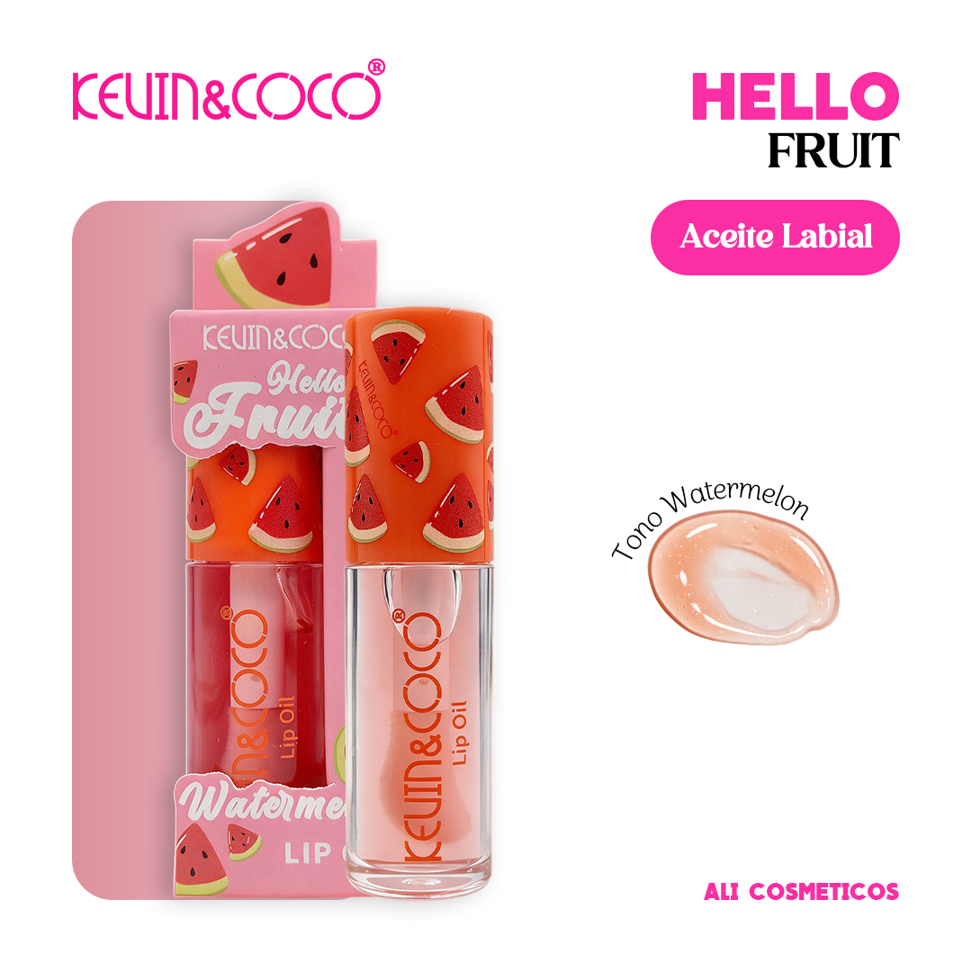 Aceite Labial Hello Fruit Kevin y Coco