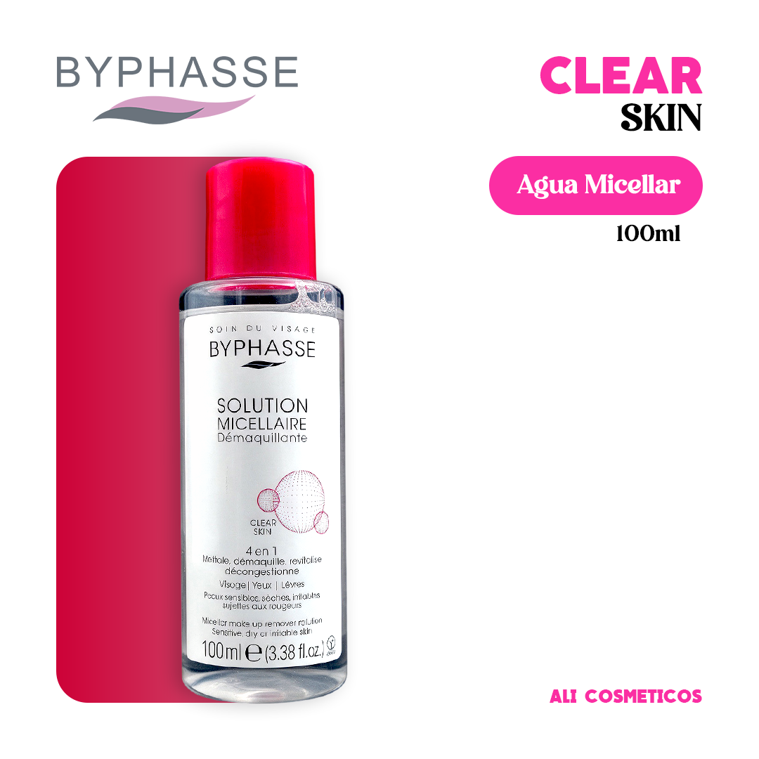 Agua Micelar Clear Skin 100ml Byphasse