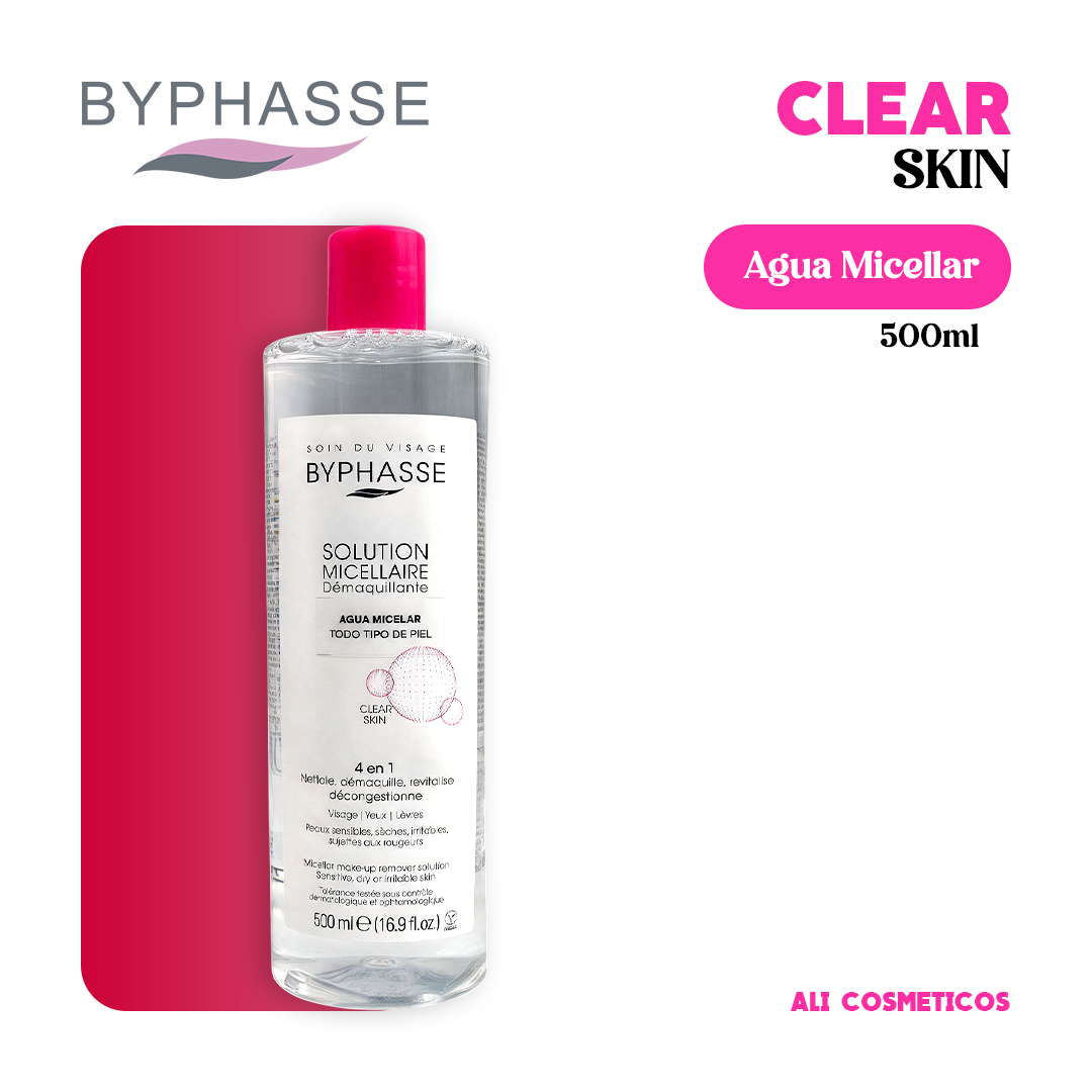 Agua Micelar Clear Skin 500ml Byphasse