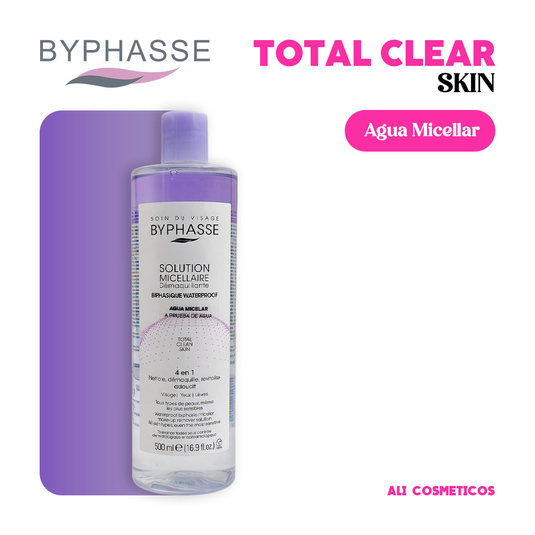 Agua Micelar Total Clear Skin Byphasse