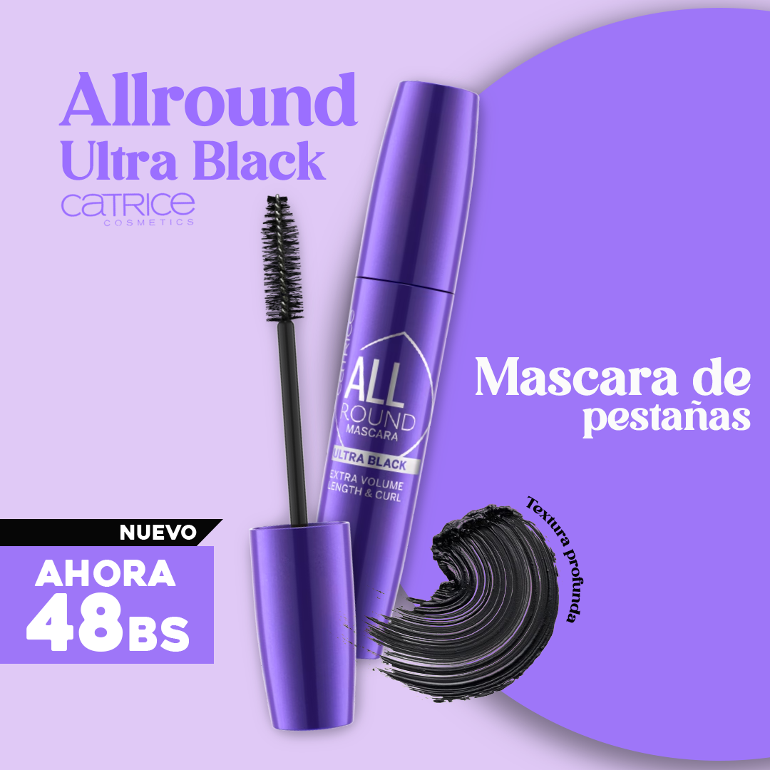 Mascara de Pestañas Allround Ultra Black catrice