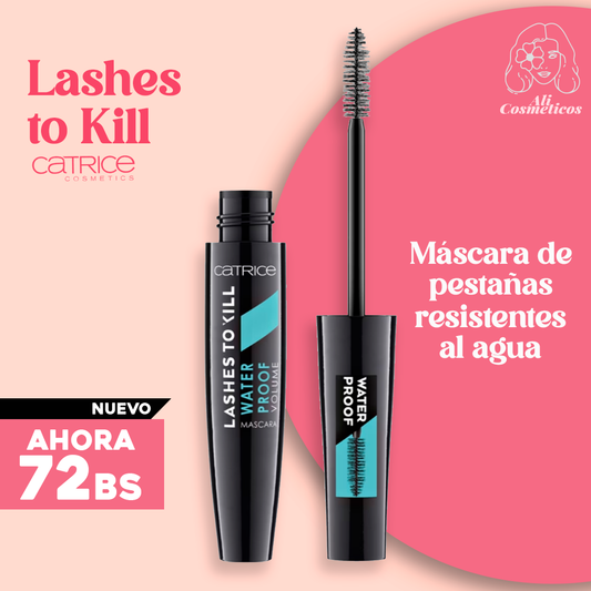 Mascara de Pestañas Resistentes al Agua Lashes to Kill Catrice